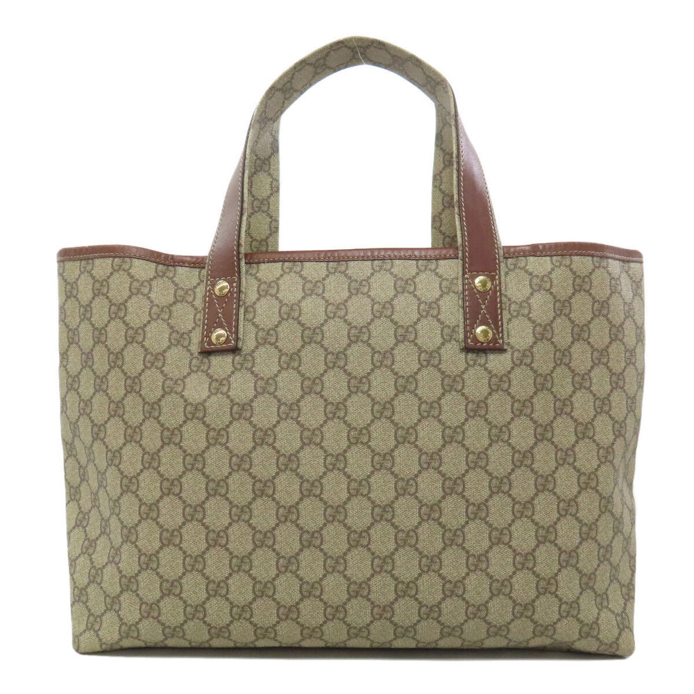 Gucci Loop brown GG Web Canvas Supreme Tote web